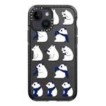 For iPhone 14 Simple Illustration Pattern Full Coverage Phone Case(Summer Panda C)