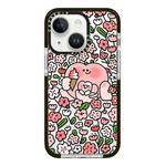 For iPhone 14 Plus Simple Illustration Pattern Full Coverage Phone Case(Cute Little Heart C)