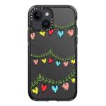 For iPhone 15 Simple Illustration Pattern Full Coverage Phone Case(Christmas Tree B)