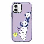 For iPhone 16 Simple Illustration Pattern Full Coverage Phone Case(Summer Panda B)