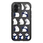 For iPhone 16 Simple Illustration Pattern Full Coverage Phone Case(Summer Panda C)