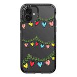 For iPhone 16 Plus Simple Illustration Pattern Full Coverage Phone Case(Christmas Tree B)