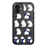 For iPhone 16 Plus Simple Illustration Pattern Full Coverage Phone Case(Summer Panda C)