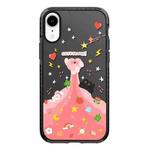 For iPhone XR Simple Illustration Pattern Full Coverage Phone Case(Cute Little Heart A)