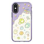 For iPhone XS Max Simple Illustration Pattern Full Coverage Phone Case(Corner Creature A)