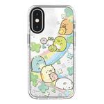 For iPhone XS Max Simple Illustration Pattern Full Coverage Phone Case(Corner Creature B)