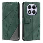 For Redmi Note 14 Pro 4G Skin Feel Splicing Leather Phone Case(Green)