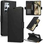 For Samsung Galaxy S25 Ultra 5G Side Buckle RFID Anti-theft Leather Phone Case(Black)