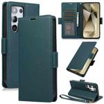 For Samsung Galaxy S25 Ultra 5G Side Buckle RFID Anti-theft Leather Phone Case(Green)