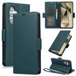 For Samsung Galaxy S25 / S24 5G Side Buckle RFID Anti-theft Leather Phone Case(Green)