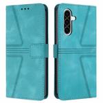 For Samsung Galaxy A26 5G Triangle Solid Color Leather Phone Case(Green)