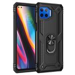 For Motorola Moto G 5G Plus Shockproof TPU + PC Protective Case with 360 Degree Rotating Holder(Black)