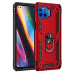 For Motorola Moto G 5G Plus Shockproof TPU + PC Protective Case with 360 Degree Rotating Holder(Red)