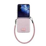 For Xiaomi Mix Flip Comfortable Short Plush Full Coverage Phone Case(Pink)