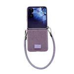 For Xiaomi Mix Flip Comfortable Short Plush Full Coverage Phone Case(Purple)