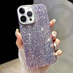 For iPhone 13 Pro Mosaic Diamond Texture PC Hybrid TPU Phone Case(Purple)