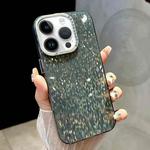 For iPhone 14 Pro Mosaic Diamond Texture PC Hybrid TPU Phone Case(Green)