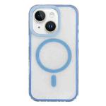 For iPhone 13 Frosted MagSafe PC Phone Case(Blue)