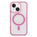 For iPhone 13 Frosted MagSafe PC Phone Case(Rose Red)