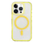 For iPhone 13 Pro Max Frosted MagSafe PC Phone Case(Yellow)