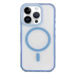 For iPhone 13 Pro Max Frosted MagSafe PC Phone Case(Blue)