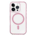 For iPhone 15 Pro Frosted MagSafe PC Phone Case(Pink)