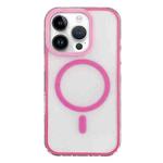 For iPhone 15 Pro Max Frosted MagSafe PC Phone Case(Rose Red)