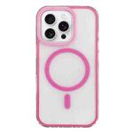 For iPhone 16 Pro Frosted MagSafe PC Phone Case(Rose Red)