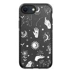For iPhone 7 / 8 / SE 2020 2022 Simple Illustration Pattern Full Coverage Phone Case(Cosmic Eye B)
