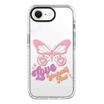 For iPhone 7 / 8 / SE 2020 2022 Simple Illustration Pattern Full Coverage Phone Case(Love Words A)