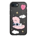 For iPhone 7 / 8 / SE 2020 2022 Simple Illustration Pattern Full Coverage Phone Case(Rabbit C)