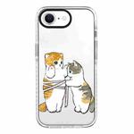 For iPhone 7 / 8 / SE 2020 2022 Simple Illustration Pattern Full Coverage Phone Case(Weight Loss Cat B)