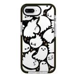 For iPhone 7 Plus / 8 Plus Simple Illustration Pattern Full Coverage Phone Case(Ghost B)