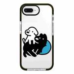 For iPhone 7 Plus / 8 Plus Simple Illustration Pattern Full Coverage Phone Case(Puppy B)