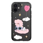 For iPhone 11 Simple Illustration Pattern Full Coverage Phone Case(Rabbit C)