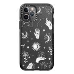 For iPhone 11 Pro Simple Illustration Pattern Full Coverage Phone Case(Cosmic Eye B)
