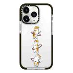 For iPhone 11 Pro Simple Illustration Pattern Full Coverage Phone Case(Weight Loss Cat A)