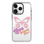 For iPhone 11 Pro Max Simple Illustration Pattern Full Coverage Phone Case(Love Words A)