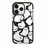 For iPhone 11 Pro Max Simple Illustration Pattern Full Coverage Phone Case(Ghost B)