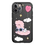For iPhone 11 Pro Max Simple Illustration Pattern Full Coverage Phone Case(Rabbit C)