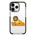 For iPhone 11 Pro Max Simple Illustration Pattern Full Coverage Phone Case(Summer Lion)
