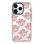 For iPhone 11 Pro Max Simple Illustration Pattern Full Coverage Phone Case(Pink Angel)