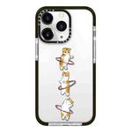 For iPhone 11 Pro Max Simple Illustration Pattern Full Coverage Phone Case(Weight Loss Cat A)