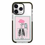 For iPhone 11 Pro Max Simple Illustration Pattern Full Coverage Phone Case(Skull B)