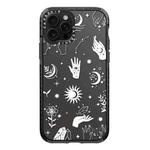 For iPhone 12 Pro Simple Illustration Pattern Full Coverage Phone Case(Cosmic Eye B)