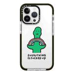 For iPhone 12 Pro Max Simple Illustration Pattern Full Coverage Phone Case(Green Dinosaur A)