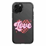 For iPhone 13 Pro Simple Illustration Pattern Full Coverage Phone Case(Love Words B)