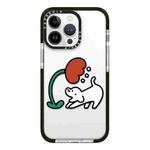 For iPhone 13 Pro Simple Illustration Pattern Full Coverage Phone Case(Puppy A)