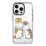 For iPhone 13 Pro Simple Illustration Pattern Full Coverage Phone Case(Weight Loss Cat B)