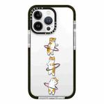 For iPhone 13 Pro Max Simple Illustration Pattern Full Coverage Phone Case(Weight Loss Cat A)